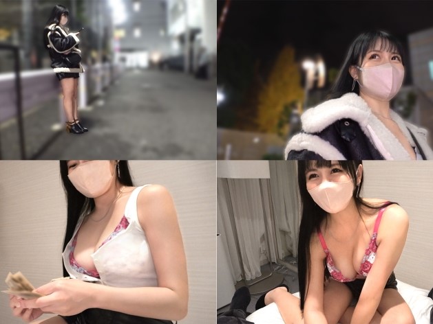 【素人】立ちんぼ巨乳美女を購入してホテルで即ハメ！エロすぎる身体に超敏感マンコ！大量潮吹きで床がびしゃびしゃｗｗｗ