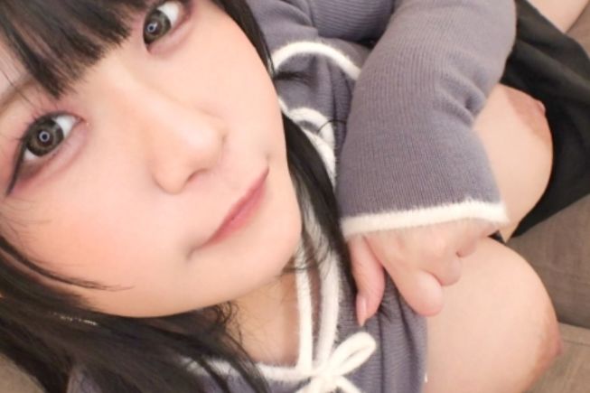 【Hカップ美少女の誘惑】『見つめちゃダメ…♡』タレ目が可愛い爆乳ちゃんがエロオーラ全開！男を秒で骨抜きにする神ボディで暴発必至のセックスがヤバすぎる！