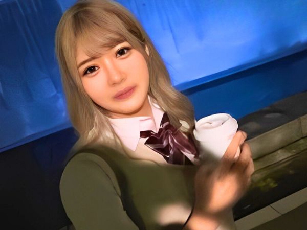 【素人】制服シャツがパンパンの巨乳ギャルちゃん♡勃起ちんぽをフェラさせて生ハメ騎乗位の腰振り♡